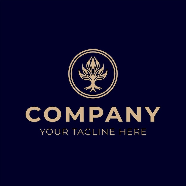 un logotipo de consultoría para la empresa que está en un fondo azul oscuro