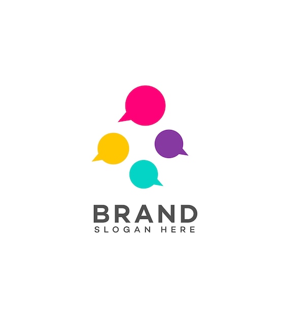 logotipo de consultoría tecnológica Icono de identidad Signo logotipo de consulta tecnológica Símbolo plantilla