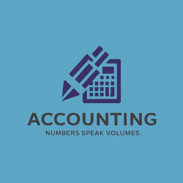 Vector un logotipo de contabilidad elegante y moderno