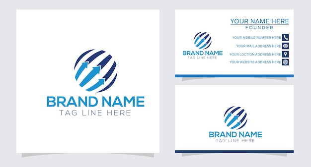 Logotipo de contabilidad y finanzas
