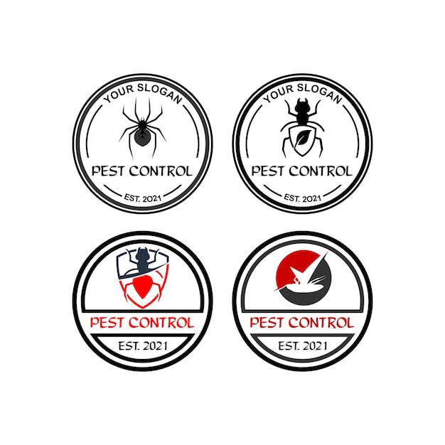 logotipo de control de plagas logotipo de insecticida