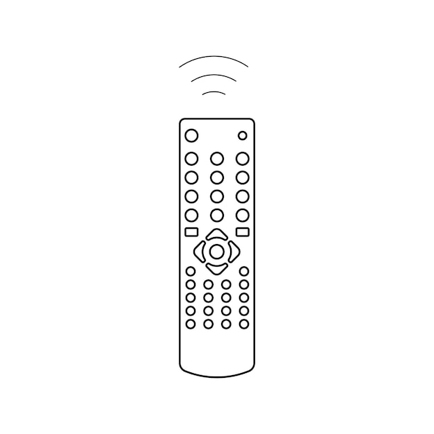 Vector logotipo de control remoto