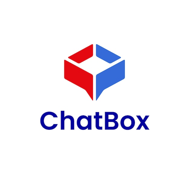 El logotipo de la conversación de la comunidad de Chat Box