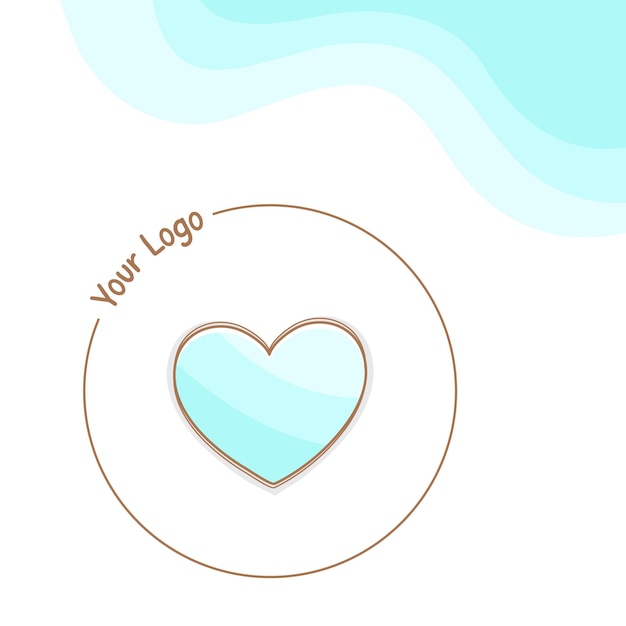El logotipo del corazón de Vector