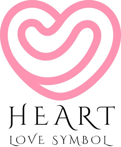 logotipo del corazón