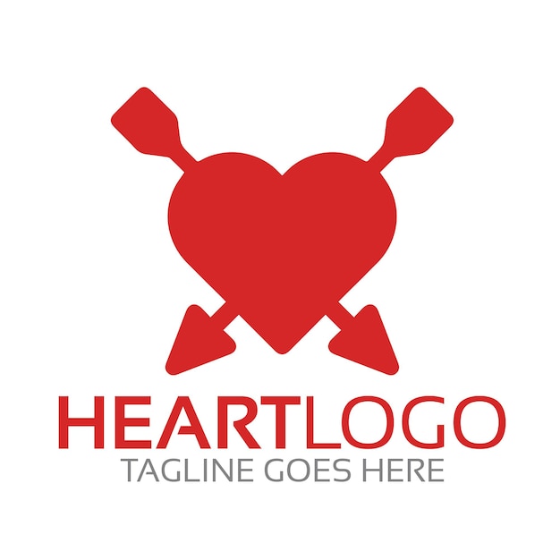 Vector logotipo del corazón