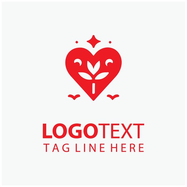 El logotipo de la corona del corazón