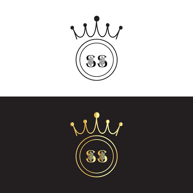 un logotipo para una corona y una corona con una corona