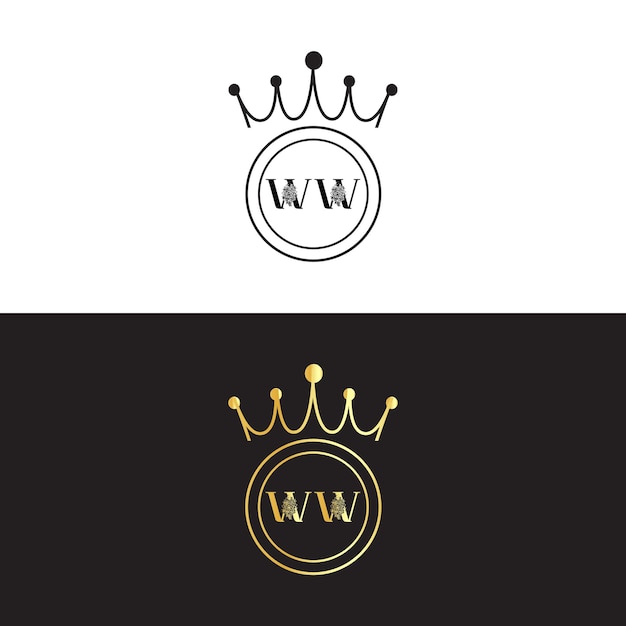 un logotipo para la corona y la corona con un logotipo de la corona