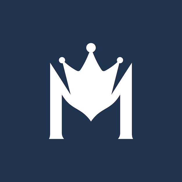Logotipo de la corona de la letra M