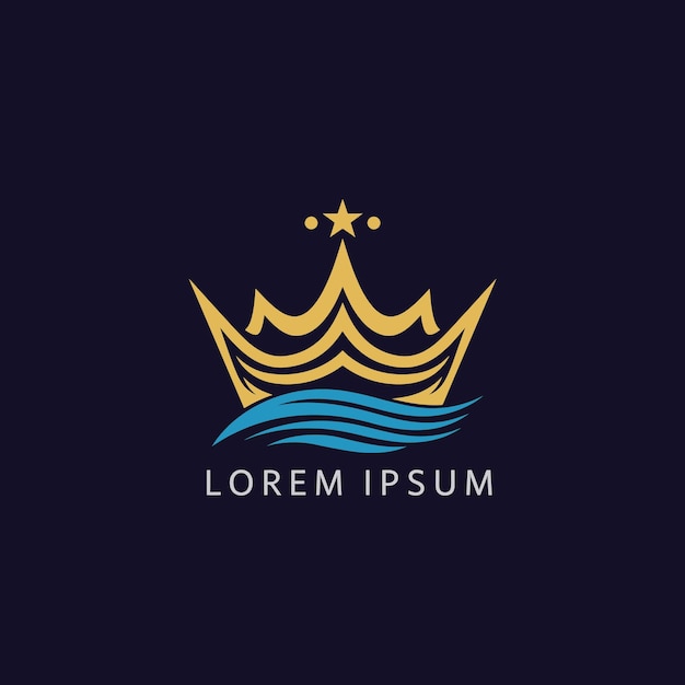 El logotipo de la Corona Real del Agua