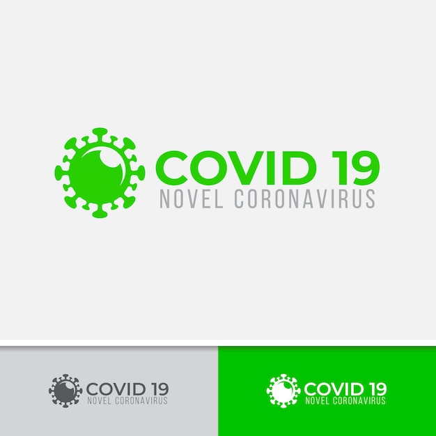 Vector logotipo de coronavirus