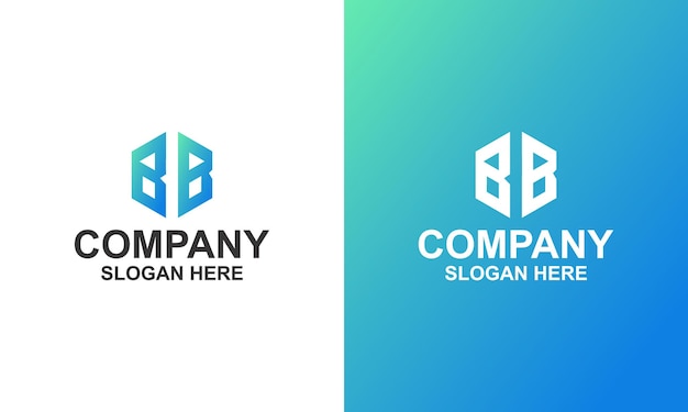 Logotipo corporativo de Hexagon premium
