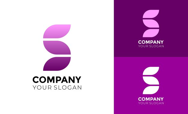 El logotipo corporativo de la letra s