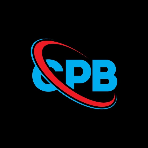 El logotipo CPB, la letra CPB, el diseño del logotipo de la carta CPB, las iniciales, el logotipo de CPB vinculado con un círculo y un monograma en mayúsculas, la tipografía CPB para el negocio tecnológico y la marca inmobiliaria.
