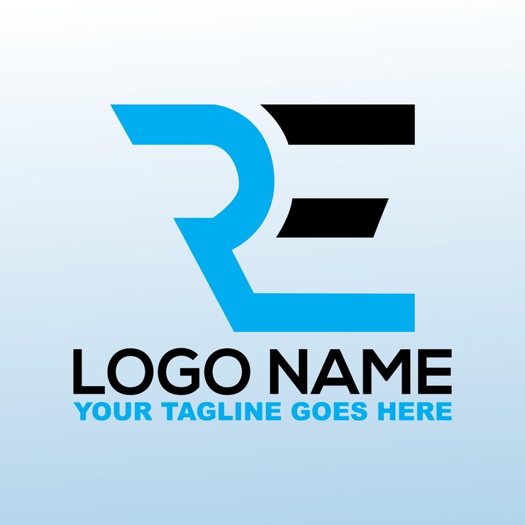 Vector logotipo para creative letter re logo design icon re logo design inspiración para una identidad única
