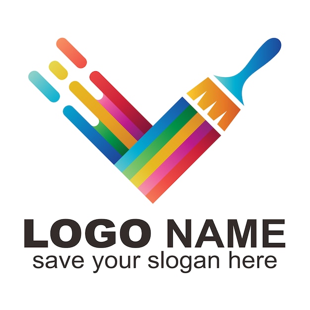 Logotipo de Creative Letter V