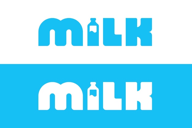 Vector el logotipo de creative milk