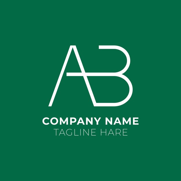 Logotipo creativo para emperesas ab