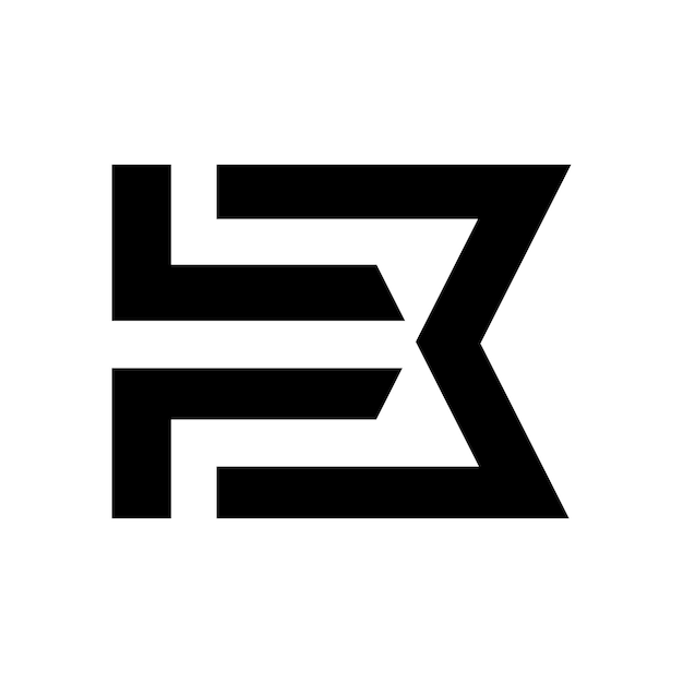 Logotipo creativo con ilustración vectorial de la letra M