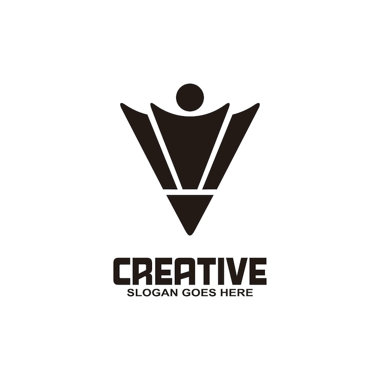 Vector el logotipo creativo del lápiz