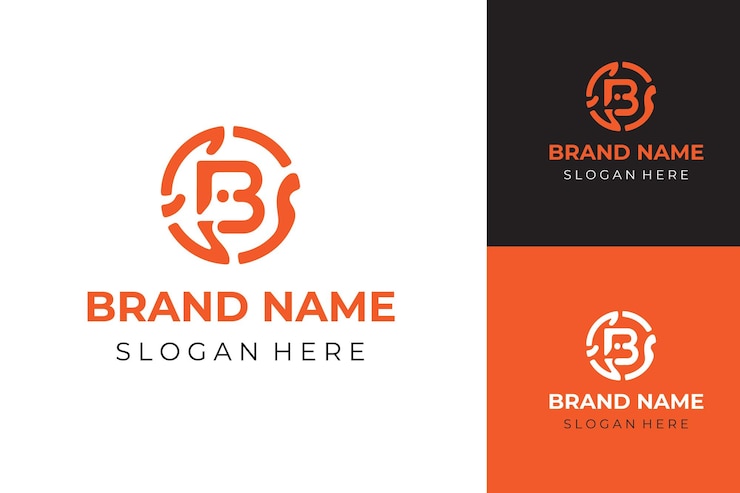 Vector logotipo creativo limpio y simple para la marca empresarial moderna
