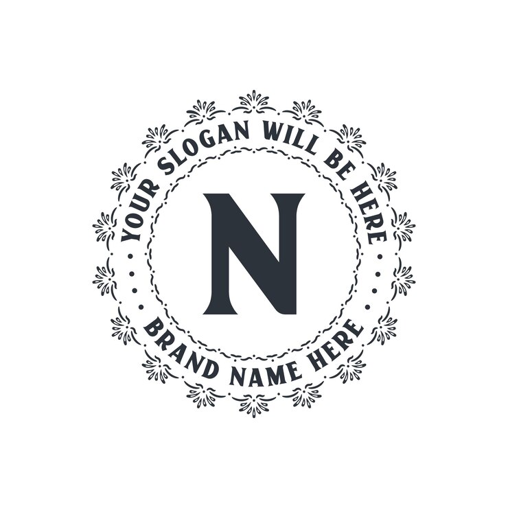 Vector logotipo creativo de lujo de la letra n para el logotipo de la letra n de la empresa vector gratis