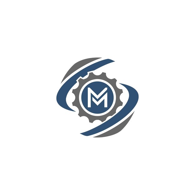 Logotipo creativo M