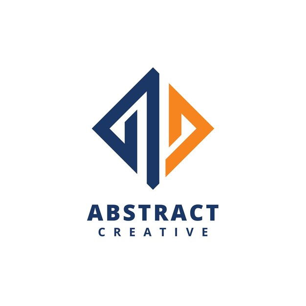 Logotipo creativo de resumen vectorial gratuito