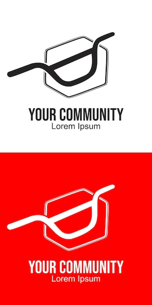 Logotipo creativo similar para su comunidad ciclista