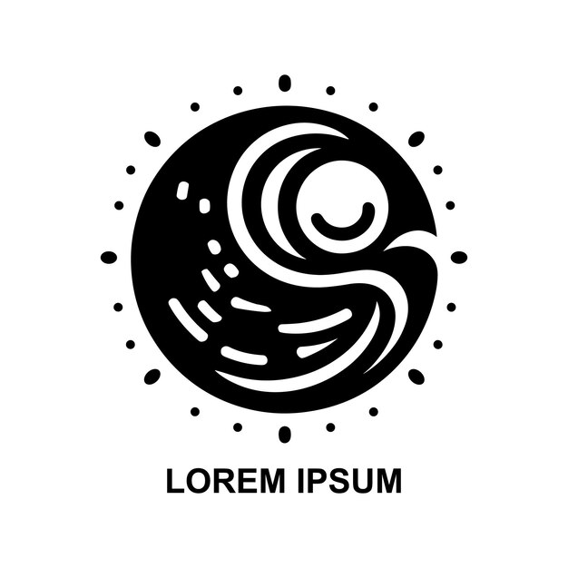 un logotipo creativo sobre un fondo blanco