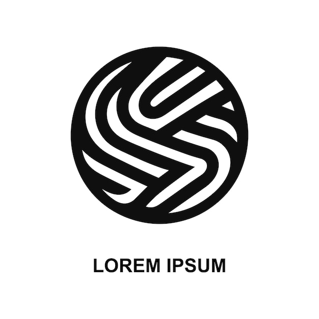 un logotipo creativo sobre un fondo blanco