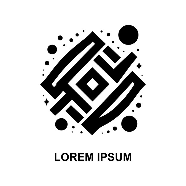 un logotipo creativo sobre un fondo blanco