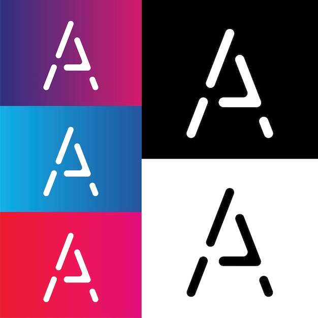 Un logotipo creativo último diseño logotipo letras logotipo vector premium logotipo creativo ilustración vectorial