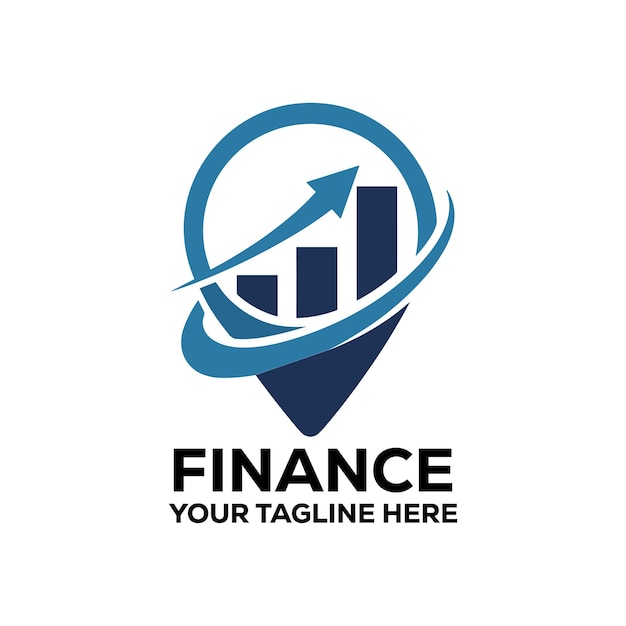 El logotipo del crecimiento financiero