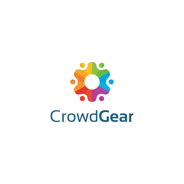 Vector logotipo de crowd gear