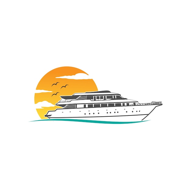 Vector logotipo de crucero