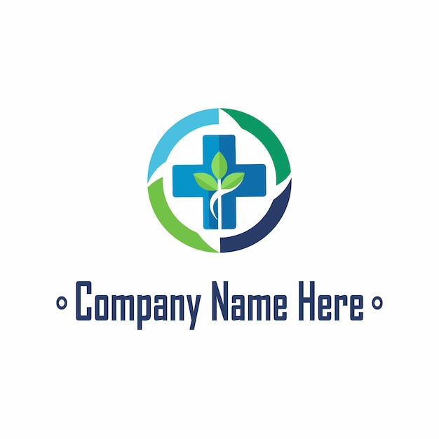Logotipo de la Cruz Médica de Salud para Clínica y Farmacia