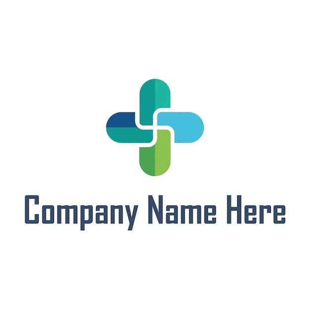 Logotipo de la Cruz Médica de Salud para Clínica y Farmacia