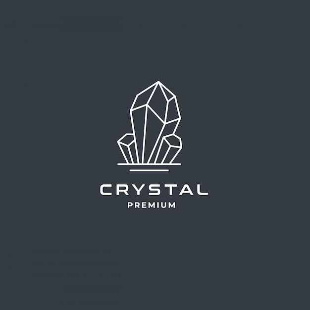 Logotipo de Crystal Gem o Diamond Jewelry