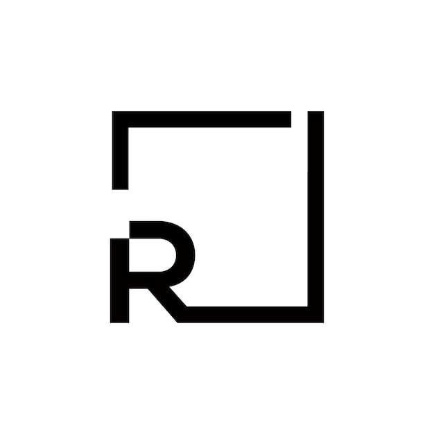 Logotipo cuadrado R