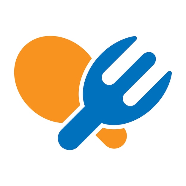 Logotipo de cuchara y tenedor