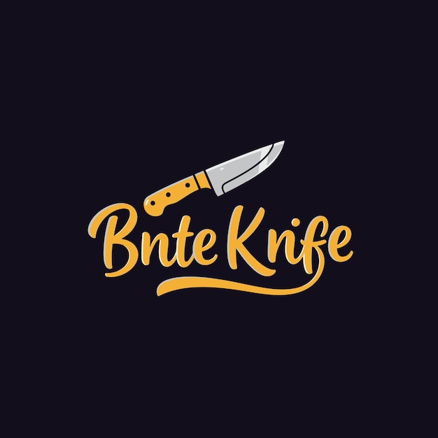 El logotipo del cuchillo BnTe
