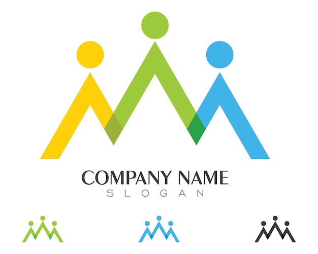 Logotipo del cuidado de la comunidad