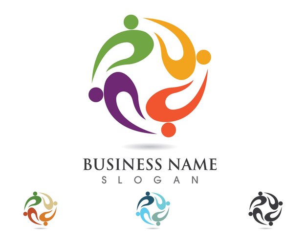 Logotipo del cuidado de la comunidad