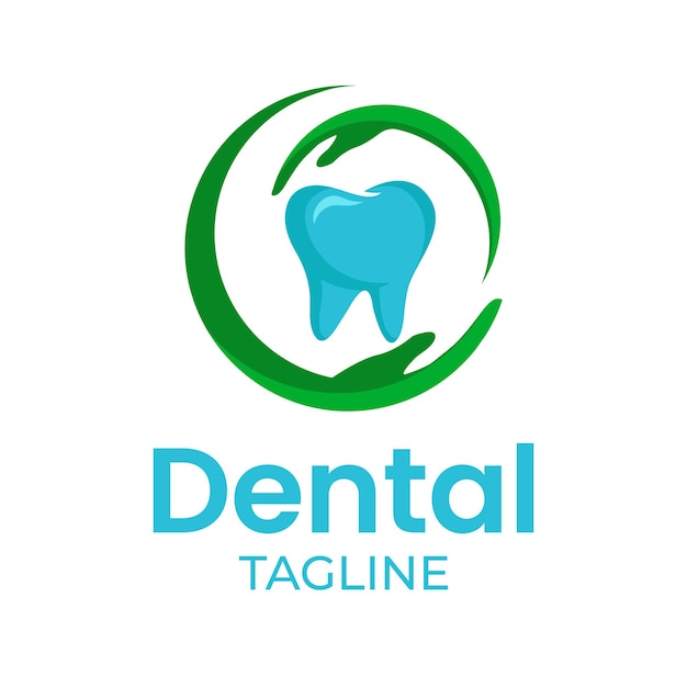 Logotipo de cuidado dental minimalista