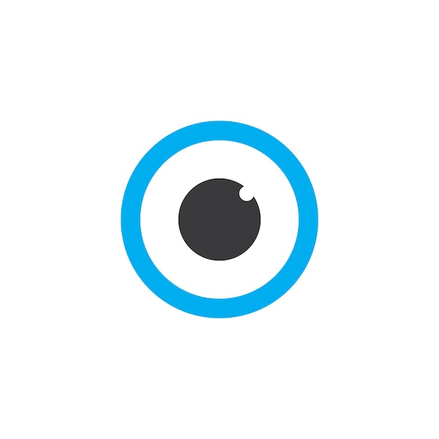 logotipo de cuidado ocular