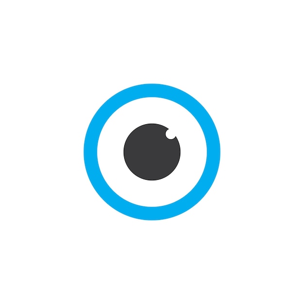 logotipo de cuidado ocular