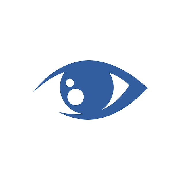 logotipo de cuidado ocular