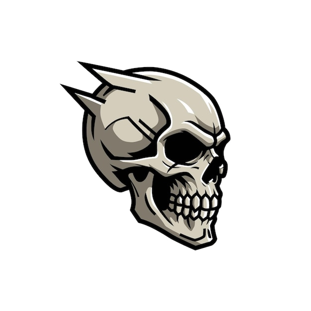 El logotipo de Cyberpunk Skull